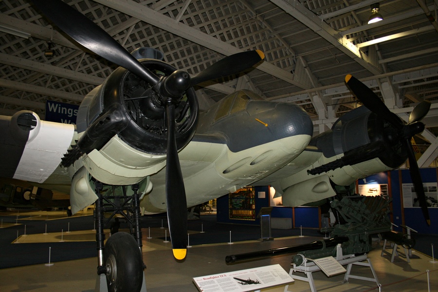 Bristol Beaufighter TF Mk.X torpedo fighter (RD253) at the RAF Museum in Hendon (2012)