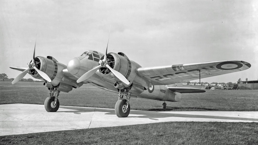 The first Bristol Type 156 Beaufighter prototype R2052 in July 1939 (Photo Source: BAE Systems)