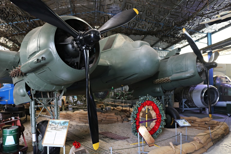 DAP Beaufighter Mk.21 (A8-328) at the Australian National Aviation Museum, Moorabbin Airport, Victoria (May 2019)