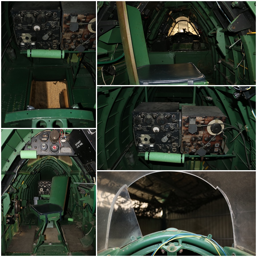 The Observer/Radio Operator position within the RAAF DAP Beaufighter Mk.21 (A8-328) at the Australian National Aviation Museum at Moorabbin Airport in Victoria (May 2019).
