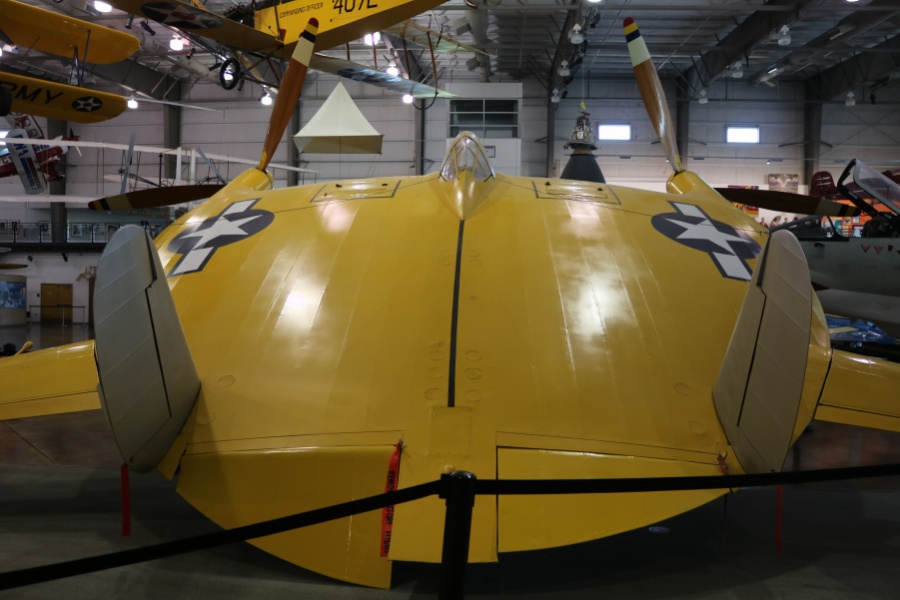Vought V-173 "Flying Pancake" at the Frontiers of Flight Museum, Dallas Love Field, Texas (July 2019)